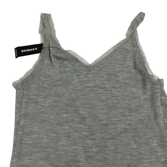 Express Gray Camisole w Tags never worn XS - Picture 2 of 3